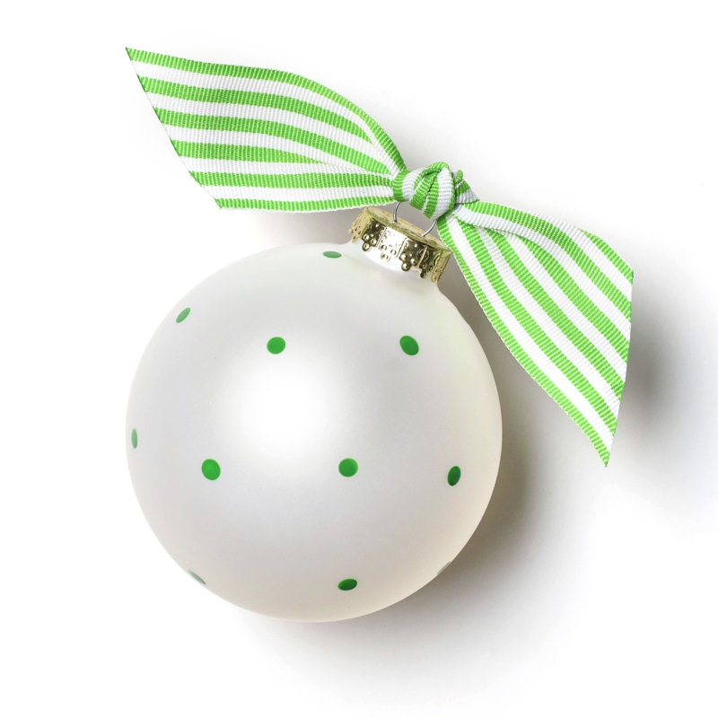 Ornement boule de verre bannière joyeux anniversaire jesus