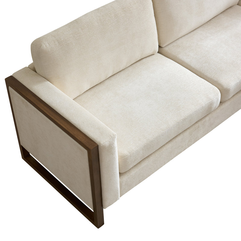Canapé modulaire en chenille 2 pièces à accoudoirs carrés de 104 po Otis Otis, salons, chambres à coucher, bureau d'appartement