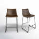 Nia Vegan Leather Bar & Counter Stool & Reviews | AllModern