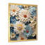 Décoration murale fleurs bleues Zinnias II - Zinnias-97203495-97203496