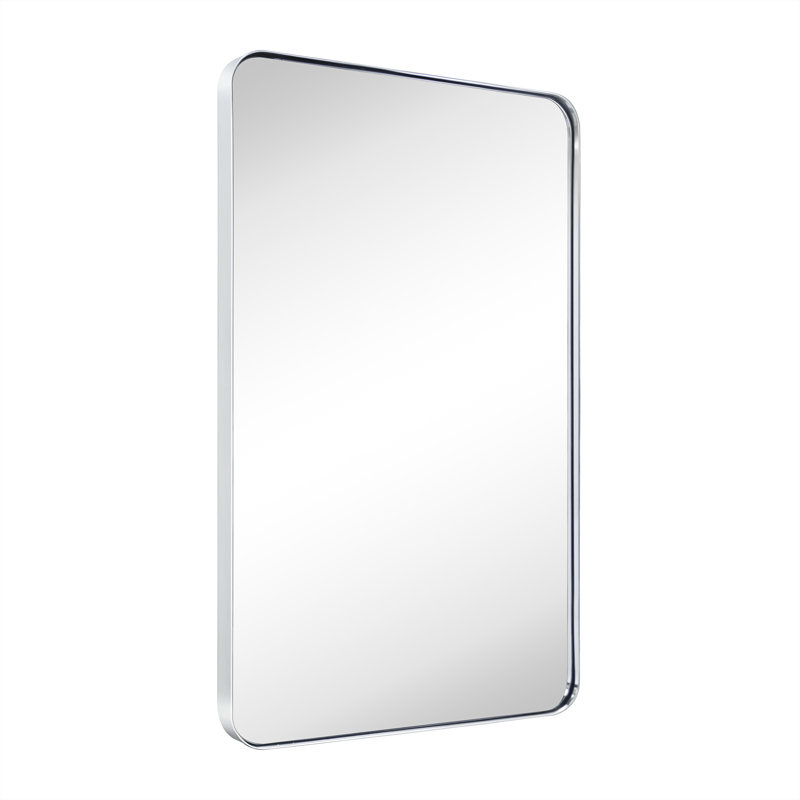 Miroir de salle de bain Kengston, 36 po x 24 po, Nickel poli