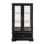 Vitrine lumineuse en verre avec tablettes réglables-122642801