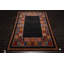Tapis de zone en laine 8 pi x 11 po à la main one-of-kind noué la gabbeh Temelec