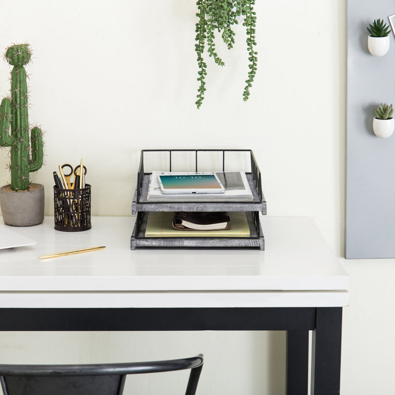 Stackable Office Paper Tray File Organizer