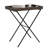 Latitude Run® Folding Tray Table 25.6"X15.7"X29.5" Poly Rattan-982010381