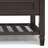 Entryway Storage Bench with Shelf