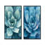 «Desert Succulent Leaves I» - art mural floral 2 panneaux-297679747-297679751