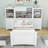 Eckhold Wood Bookcase Bed with Drawers-408831406