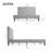 Janne Tufted Upholstered Platform Bed, Classic Grey-1109898444