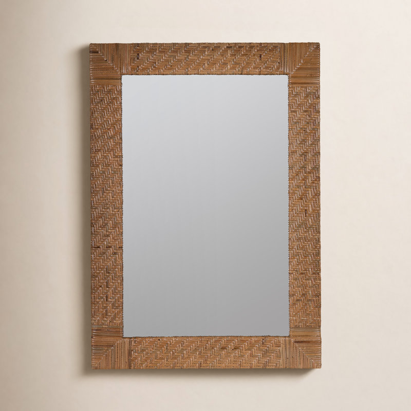 Prudence Rattan Rectangle Mirror
