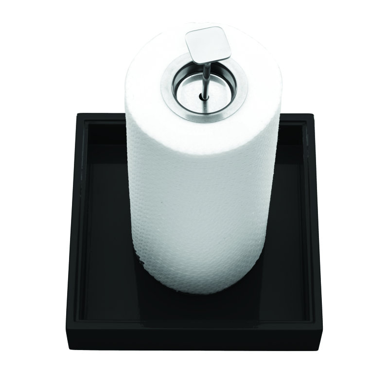 Quattro Paper Towel Holder - 1 Piece - White, Black