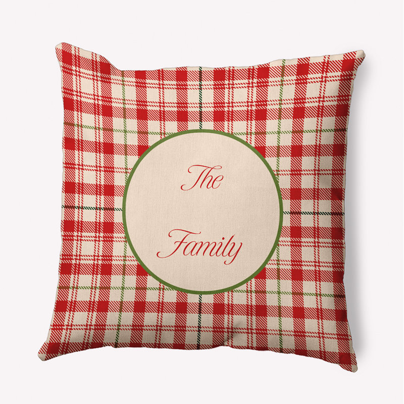 Genesia Polyester Throw Square Pillow Cover & Insert, 16" x 16", Red, Yes