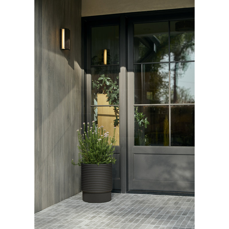 Pot à fleurs moyen Veradek Mod Series, 1, Noir, H 16,75 po x l 13,75 po x P 13,75 po