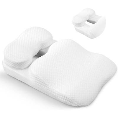 WOWMAX Face Down Pillow After Eye Surgery, Face Down Pillow for Sleeping, BBL Pillows After Surgery for Sleeping, White Compression