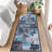 Washable Runner Rug 2x6 Modern Floral Rug Geometric Runners Grey Hallway Runner Carpet Soft Low-Pile Bathroom Mat Laundry Hallway 2x6-453675230
