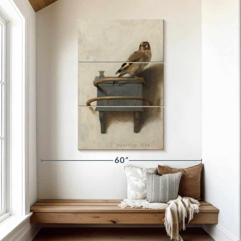 Brampt The Goldfinch 1654, 50" H x 32" W