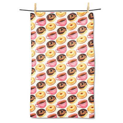 Glazed Donuts & Coffee Tea Towel