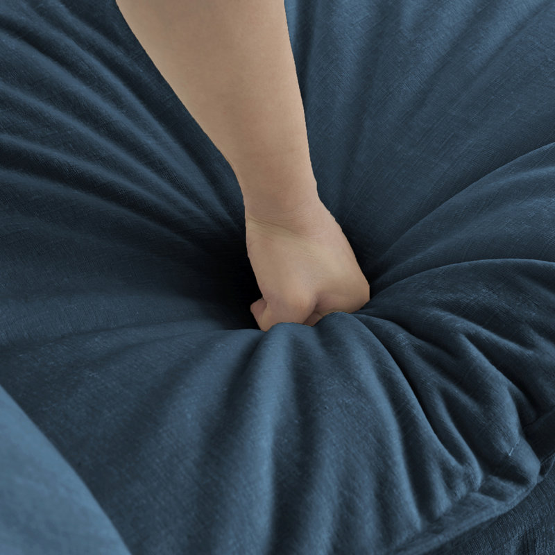 La chenille bleue, de fabrication, ajoute de la durabilité à la décoration intérieure, compatible avec de multiples meubles, utilisation polyvalente