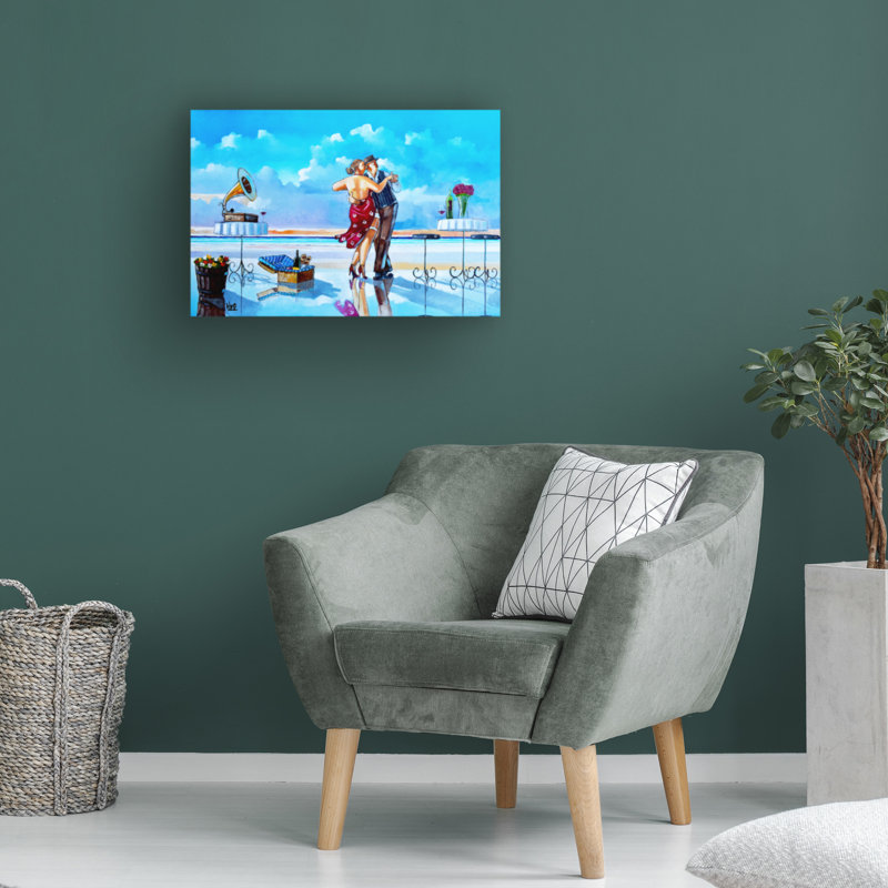 «Ronald West Sunset Lambada», art sur toile, H 12 po x l 19 po