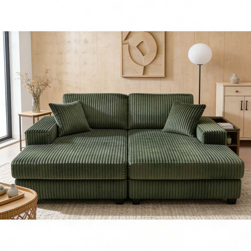 Canapé convertible, Vert