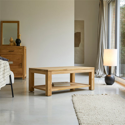 Korth Solid Wood Solid Wood Coffee Table with Storage