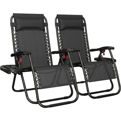2pcs Outdoor Zero Gravity Chair