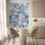 Fleur bleue artistique abstraite-100664175