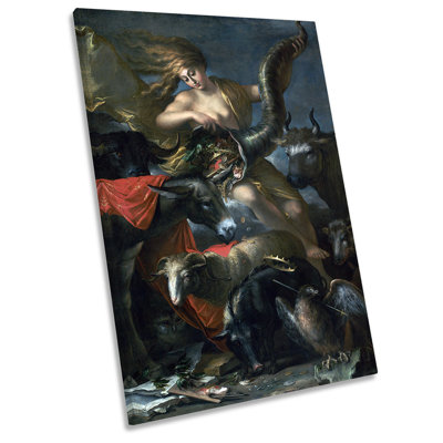 X7646 An Allegory Of Fortune Picture by Salvator Rosa - Wrapped Canvas Painting