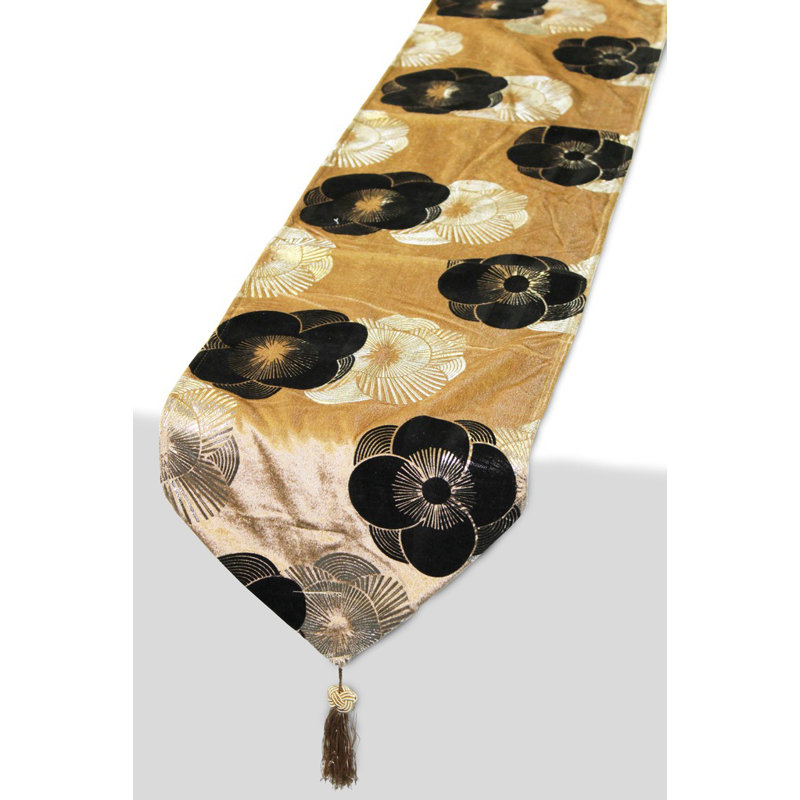 Heritage Luxurious Vintage Table Runner, Gold