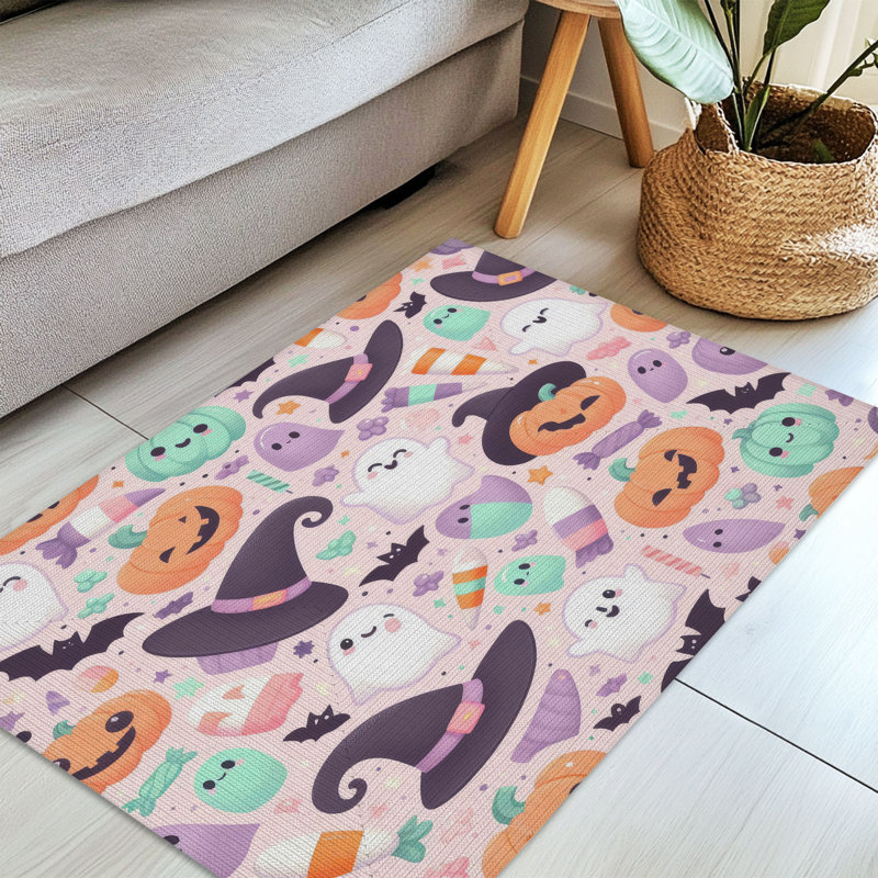 Tapis tressé Blush Boo Bash, Rectangulaire 3 pi x 5 pi