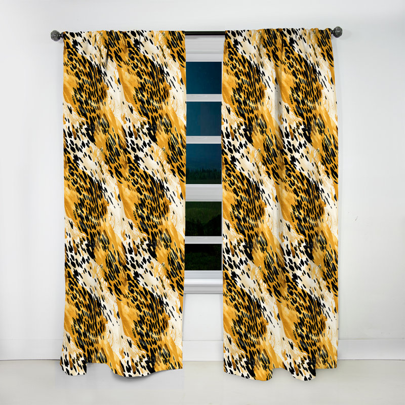 Rideau en velours noir et jaune opulen I - noir et jaune - obscurcissant - 1 panneau, L 52 po x L 108 po