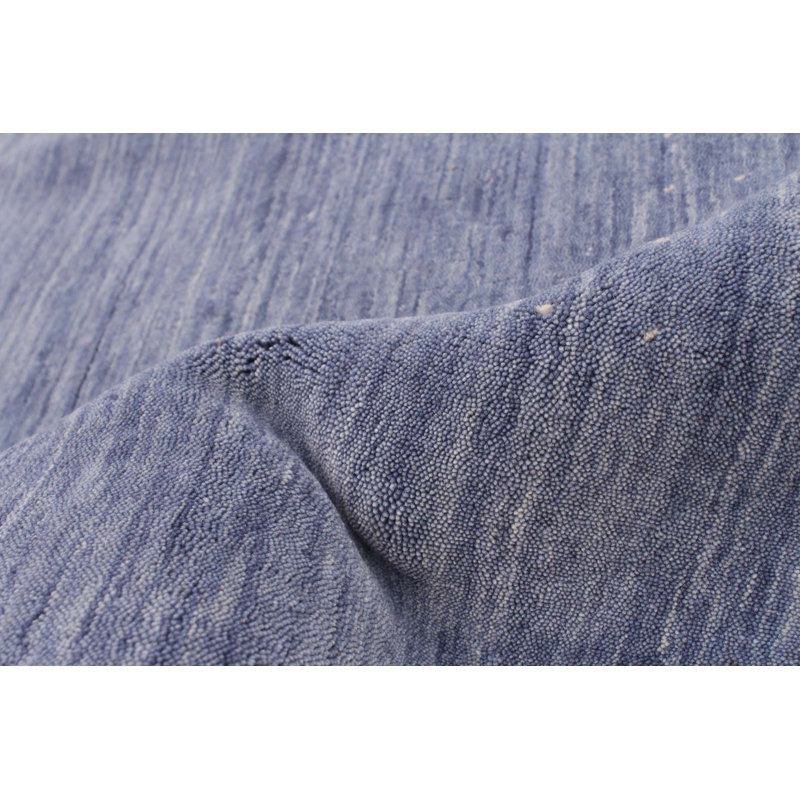 Tapis bleu clair Humaira Gabbeh 8 pi 4 po x 9 pi 10 po