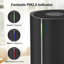 Purificateur d'air pour chambre à coucher, H13 3-en-1 avec filtre HEPA véritable, mode sommeil silencieux, sécurité enfant, minuterie, indicateur de qualité de l'air PM2.5, pour pièces de 14 à 24 m², élimine la fumée, la poussière, le pollen et les squames d'animaux