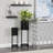 2-Piece Iron Pot Planter Set