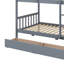 Lit superposé simple au-dessus de simple avec 2 tiroirs transformables en 2 lits simples-47029626