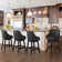 Chela Vigen Upholstered Button-Tufted Barstool with Solid Wood Frame