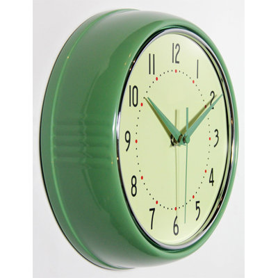 Rétro horloge murale de cuisine Mid Century