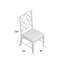 Chaise d'appoint tissée Wren-716942026