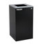 Ensemble de compost et poubelle à couvercle ouvert en acier 29 gallons avec couvercle carré