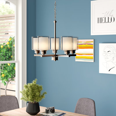 Aitkens 5 - Light Dimmable Classic / Traditional Chandelier