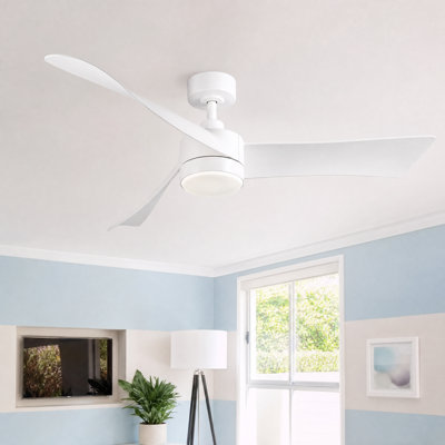 54'' 3 - Blade Modern LED Ceiling Fan with Remote Control and Light Kit