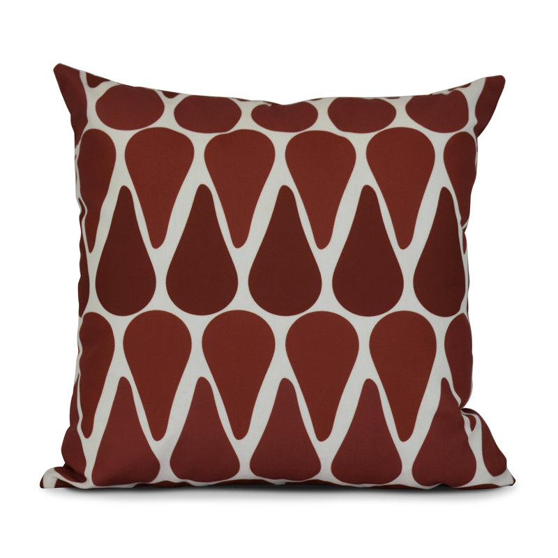 Housse et insert de coussin carré Sail, Sun & Fun, H 16 po x l 16 po x P 7 po, Rouge