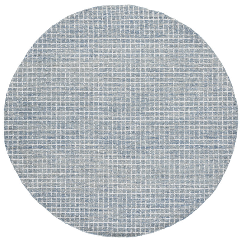 Tapis abstrait abstrait touffeté à la main Performance, Rond 6 pi