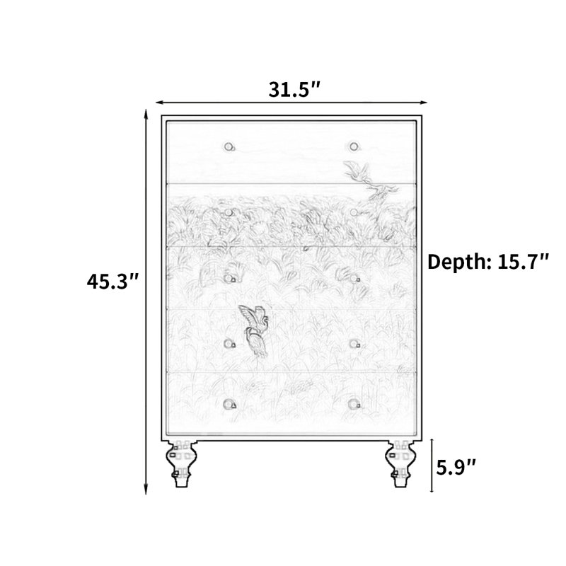 Armoire décorative avec rangement