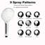 High-Pressure Shower Head Set – Rainfall & Handheld Combo With 11" Adjustable Extension Arm, 9-Spray Settings, Leak-Proof Design