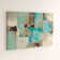 Teal And Aqua Reflections #2 by Silvia Vassileva - Print on Canvas