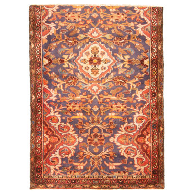 Tapis bleu marine Andelz 3 pi 3 po x 4 pi 6 po