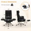 Fauteuil de bureau grand et grand, accoudoirs rabattables pour animaux de compagnie et assis en tailleur, fauteuil de jeu ergonomique pour ordinateur avec coussin lombaire-1867287278