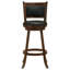 Tabouret pivotant en châtaignier (ensemble de 2)-581056368