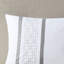 Très grand lit brodé 8 pièces - Accents sophistiqués, rembourrage 8 détails gracieux, microfibre-131527249